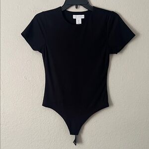 Like New! House of Harlow 1960 Black Half Sleeve Bodysuit in Size S